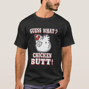 Was Ratet Man Hühnerarsch Lustiger Bauernhof Tier T-Shirt