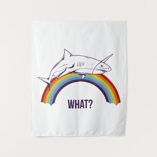 Was Regenbogenhai Wandteppich (Vorderseite)