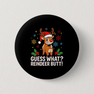 Was Rentiere Po Funny Weihnachten Männer Reind err Button