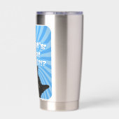 Was riecht das epische Tuxedo Cat Foto? Thermobecher (Rückseite)