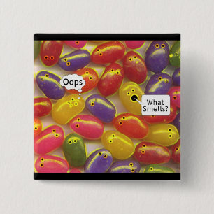 Was riecht? Geleebonbons Button