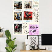 Was Riesenschnauzer über Menschen denken Poster (Heimbüro)