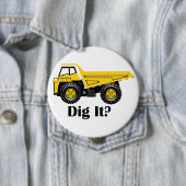 Was? - Riesiger, 4-Zoll-Round-Button Button (Beispiel)