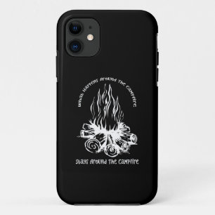 Was rund um das Lagerfeuer passiert, bleibt rund u Case-Mate iPhone Hülle