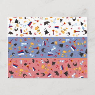 Was Russland für Ikonen auf der Postkarte berühmt