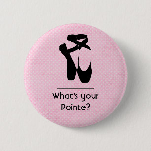 Was\s ist dein Punkt? Ballet Shoes En Pointe Button