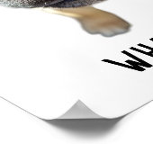 Was sagt Chihuahua Mops Niedlich Adorable Wertvoll Poster (Ecke)