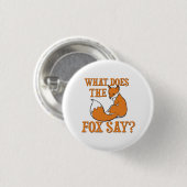 Was sagt der Fox? Button (Vorne & Hinten)