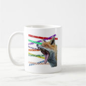 Was sagt der Fox? Kaffeetasse (Links)