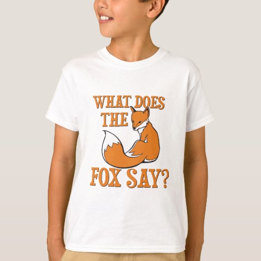 Was sagt der Fox? T-Shirt (Vorderseite)