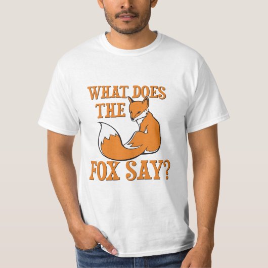 Was sagt der Fox? T-Shirt (Vorderseite)