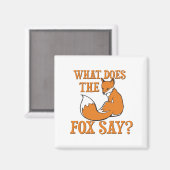 Was sagt der Fuchs? Magnet (Vorderseite/Rückseite)