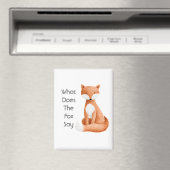 Was Sagt der Fuchs? Magnet (In Situ (Geschirrspüler))