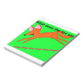 Was sagt der Fuchs? Notizblock (Rotiert)