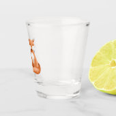 Was sagt der Fuchs? Schnapsglas (Rechts)