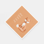 Was Sagt der Fuchs? Serviette (Ecke)