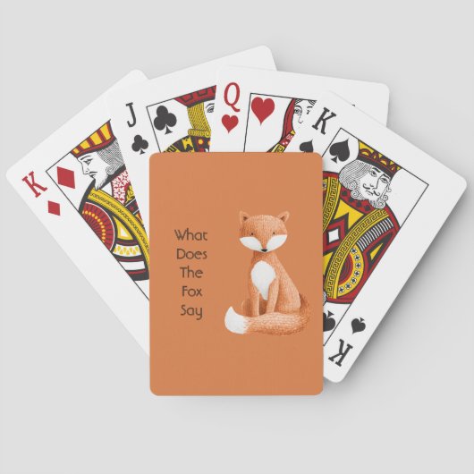 Was Sagt der Fuchs? Spielkarten (Rückseite)