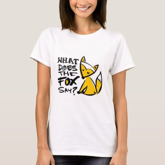 Was sagt der Fuchs? T-Shirt (Vorderseite)