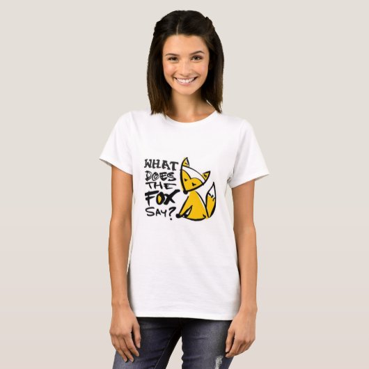 Was sagt der Fuchs? T-Shirt (Vorne ganz)