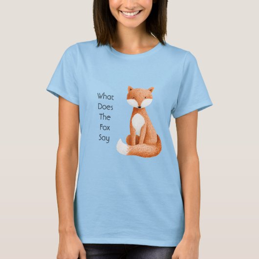 Was Sagt der Fuchs? T-Shirt (Vorderseite)