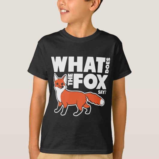Was sagt der Fuchs? T-Shirt (Vorderseite)