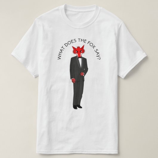 Was sagt der Fuchs? T-Shirt (Design vorne)