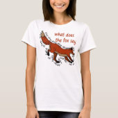 Was sagt der Fuchs? T-Shirt (Vorderseite)