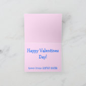 Was sagt der Fuchs? Valentinkarte Feiertagskarte (Innenseite)