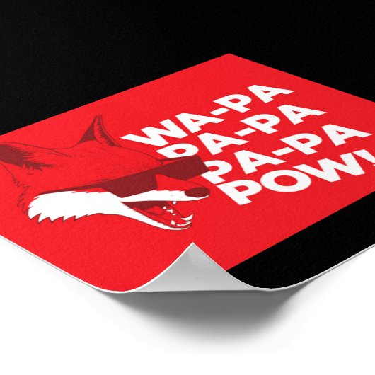 Was sagt Fox Poster? Poster (Ecke)