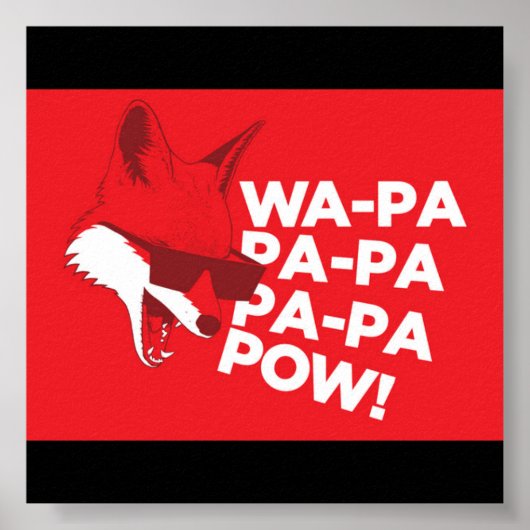 Was sagt Fox Poster? Poster (Vorne)