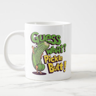 Was schätzt du_ Birnenpopo! Lustige Gurke Jumbo-Tasse