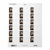 Was schaust du dir an? adressaufkleber (Vorne)