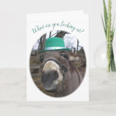 "Was schaust du dir an?" Karte (Vorderseite)