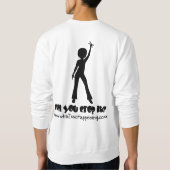 Was Scrappening ist! Strickjacken Sweatshirt (Rückseite)