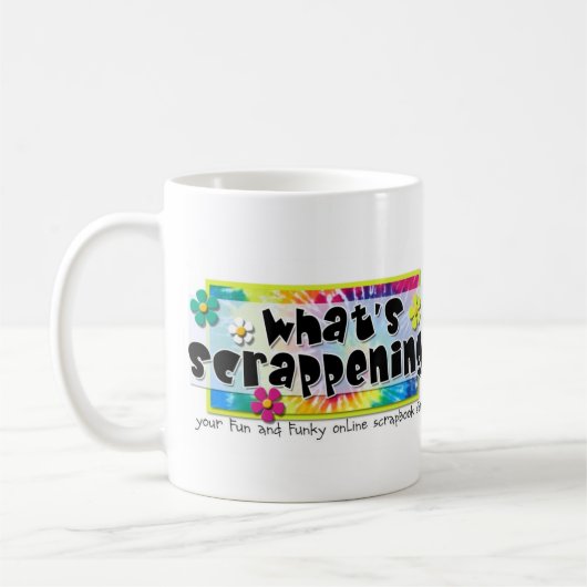 Was Scrappening Logo Tasse ist (Links)