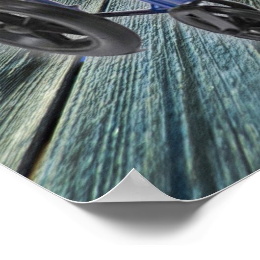 Was sehen Sie? Rollstuhl Poster (Ecke)