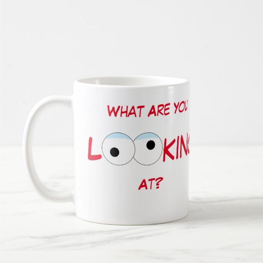 Was sehen Sie von der Tasse? Kaffeetasse (Links)