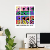 Was sich bewegt, kommt um den zweiten Punkt herum Poster (Heimbüro)