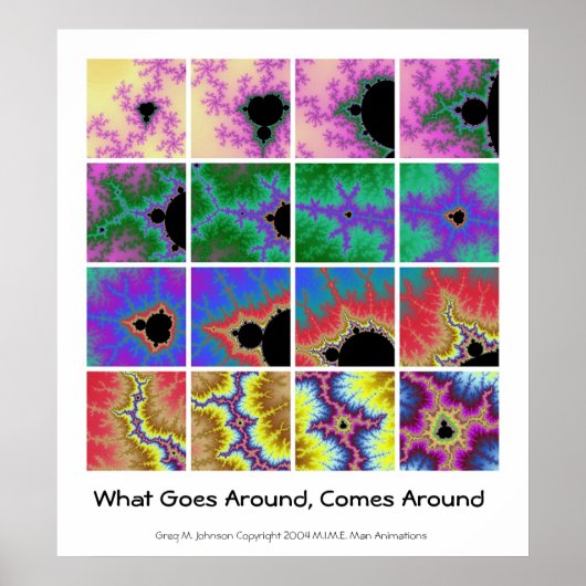 Was sich bewegt, kommt um den zweiten Punkt herum Poster (Vorne)