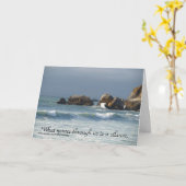 Was sich durch uns bewegt, ist die Condolence Card Karte (Gelbe Blume)