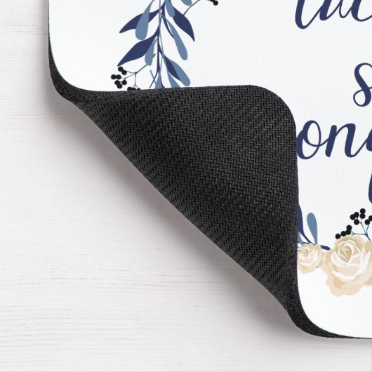 ", was sie anpackt, erobert sie " mousepad (Ecke)