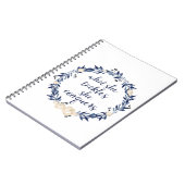 ", was sie anpackt, erobert sie " notizblock (Linke Seite)