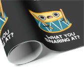 Was Sie bei der sonnigen Drummertrommel schnarchen Geschenkpapier (Rolleneckpunkt)