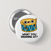 Was Sie bei einem sonnigen Drummer Drum Pun schnar Button (Vorne & Hinten)