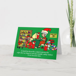 Was?! Sie dachten, dass es Elfe war? Feiertagskarte