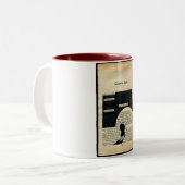 Was Sie… das Keks-Fass denken Zweifarbige Tasse (Vorderseite Links)