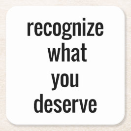 Was Sie den Untersetzer Papier verdienen