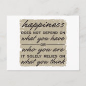 Was Sie denken Postkarte (Vorderseite)