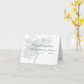 Was Sie denken, werden Sie Zitat - Buddha-Karten Karte (Gelbe Blume)