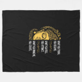 Was Sie denken zu werden Fleecedecke (Vorderseite (Horizontal))